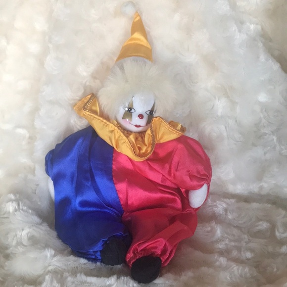 Rare Vintage 1970’s Porcelain Hand painted Clown - Picture 1 of 8